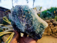 Natural Watermelon Fluorite Cobbed Specimens x 4 From Namibia - Toprock Gemstones and Minerals 