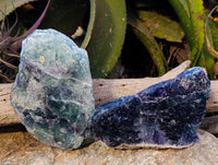 Natural Watermelon Fluorite Cobbed Specimens x 4 From Namibia - Toprock Gemstones and Minerals 