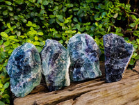 Natural Watermelon Fluorite Cobbed Specimens x 4 From Namibia - Toprock Gemstones and Minerals 