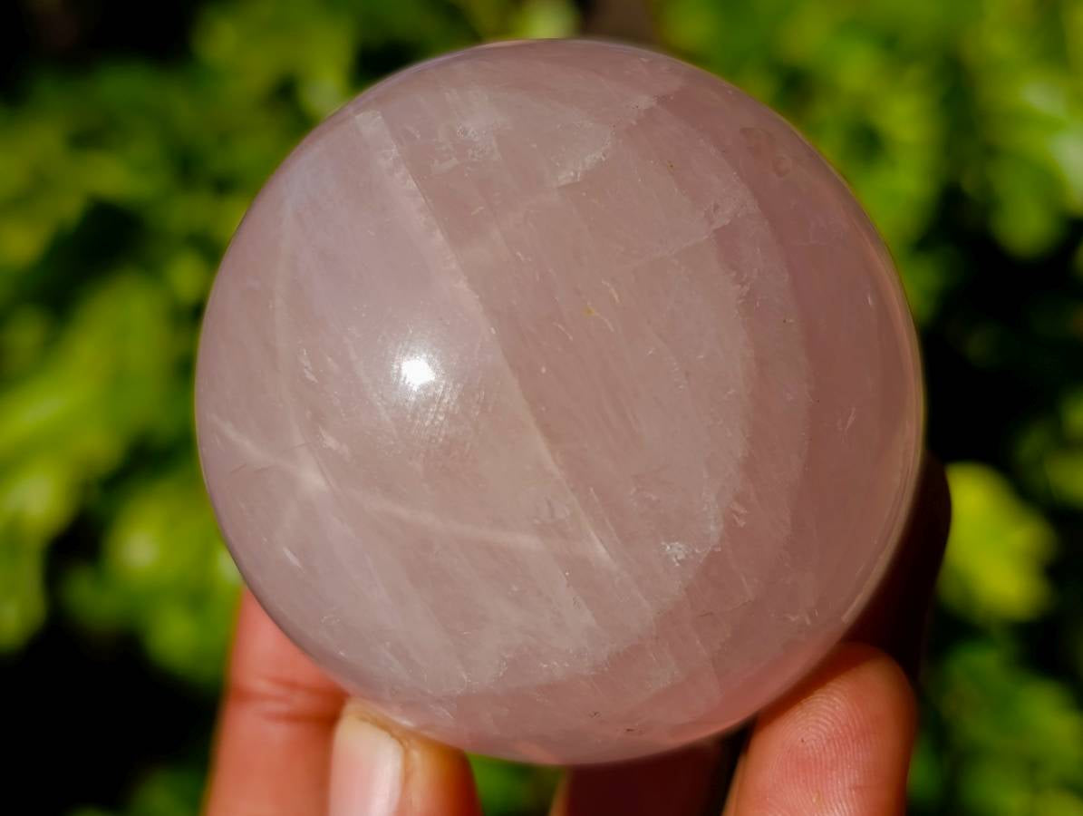 Polished Star Rose Quartz Spheres x 4 Ambatondrazaka, Madagascar - Toprock Gemstones and Minerals 
