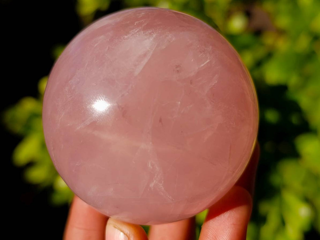 Polished Star Rose Quartz Spheres x 4 Ambatondrazaka, Madagascar - Toprock Gemstones and Minerals 