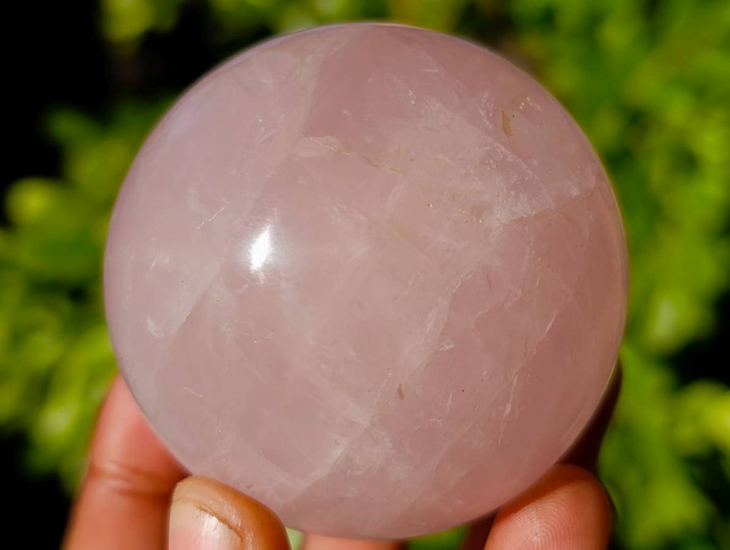 Polished Star Rose Quartz Spheres x 4 Ambatondrazaka, Madagascar - Toprock Gemstones and Minerals 
