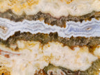 Polished On One Side Blue Lace Agate Slices x 2 From Namibia - Toprock Gemstones and Minerals 