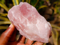 Natural Pink Rose Quartz Cobbed Specimens x 12 From North Cape, South Africa
