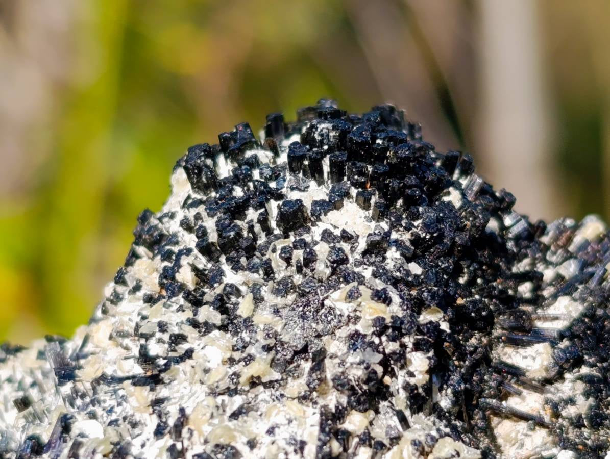 Natural Schorl Black Tourmaline, Smokey Quartz and Hyalite Opal Specimens x 3 From Erongo, Namibia - Toprock Gemstones and Minerals 