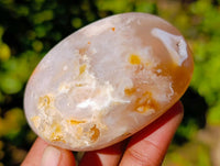 Polished Fossil Flower Agate Palm Stones x 6 From Antsahalova, Madagascar - Toprock Gemstones and Minerals 