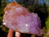 Natural Amethyst Spirit Quartz Clusters x 3 From Boekenhouthoek, South Africa