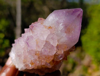 Natural Amethyst Spirit Quartz Clusters x 3 From Boekenhouthoek, South Africa