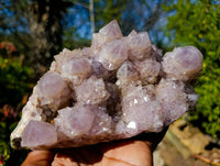 Natural Amethyst Spirit Quartz Clusters x 3 From Boekenhouthoek, South Africa