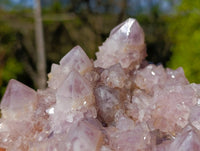 Natural Amethyst Spirit Quartz Clusters x 3 From Boekenhouthoek, South Africa