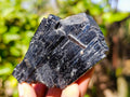 Natural Schorl Black Tourmaline Specimens x 6 From Erongo, Namibia - Toprock Gemstones and Minerals 