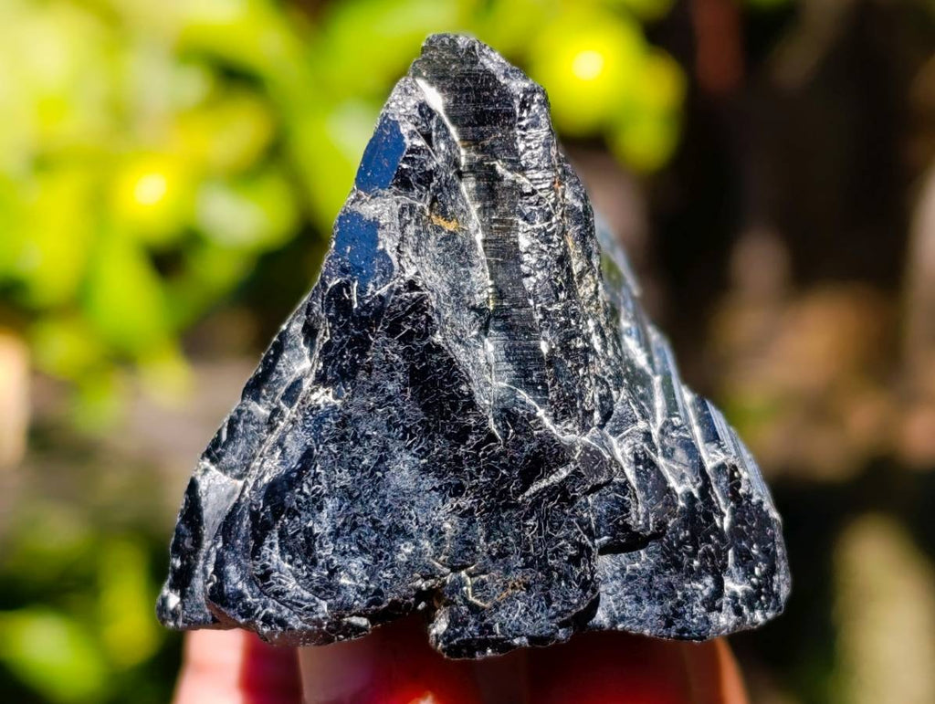 Natural Schorl Black Tourmaline Specimens x 6 From Erongo, Namibia - Toprock Gemstones and Minerals 