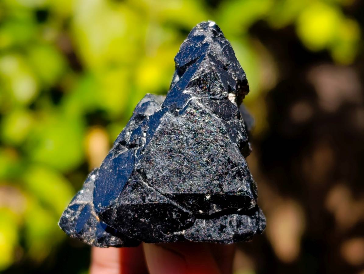 Natural Schorl Black Tourmaline Specimens x 6 From Erongo, Namibia - Toprock Gemstones and Minerals 