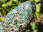 Polished Emerald Mica 'Mutokolite' Standing Free Forms x 3 From Mutoko, Zimbabwe - Toprock Gemstones and Minerals 
