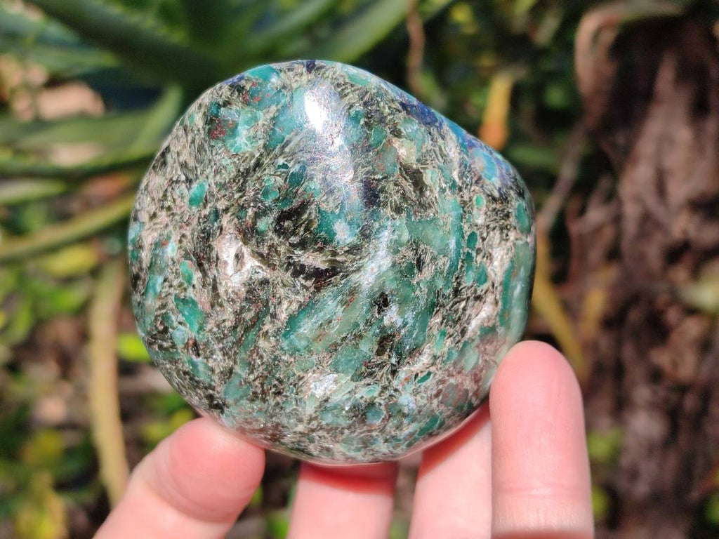 Polished Emerald Mica 'Mutokolite' Standing Free Forms x 3 From Mutoko, Zimbabwe - Toprock Gemstones and Minerals 