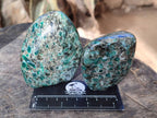 Polished Emerald Mica 'Mutokolite' Standing Free Forms x 3 From Mutoko, Zimbabwe - Toprock Gemstones and Minerals 