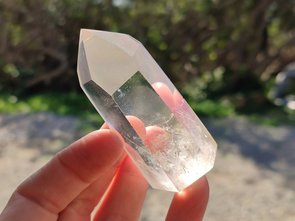Polished Clear Quartz Crystals x 12 From Madagascar - Toprock Gemstones and Minerals 