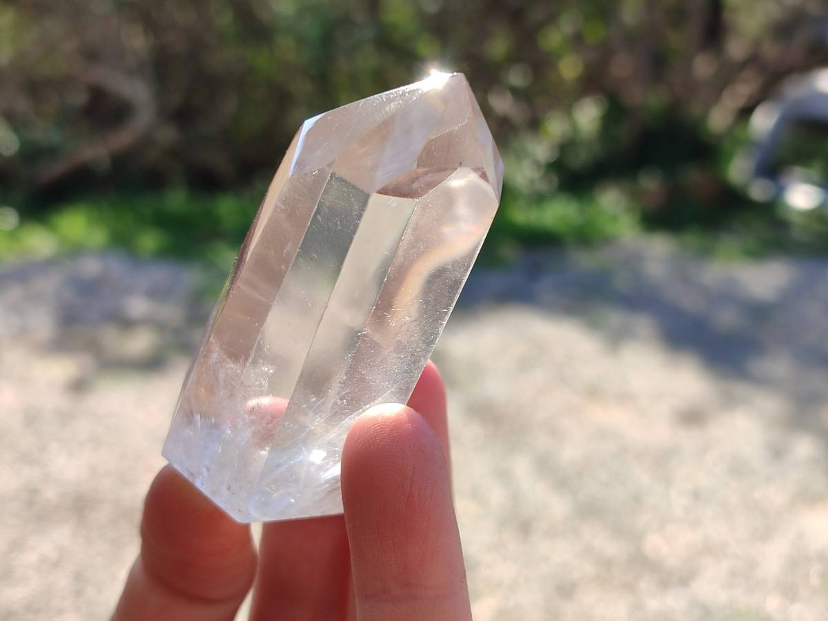 Polished Clear Quartz Crystals x 12 From Madagascar - Toprock Gemstones and Minerals 