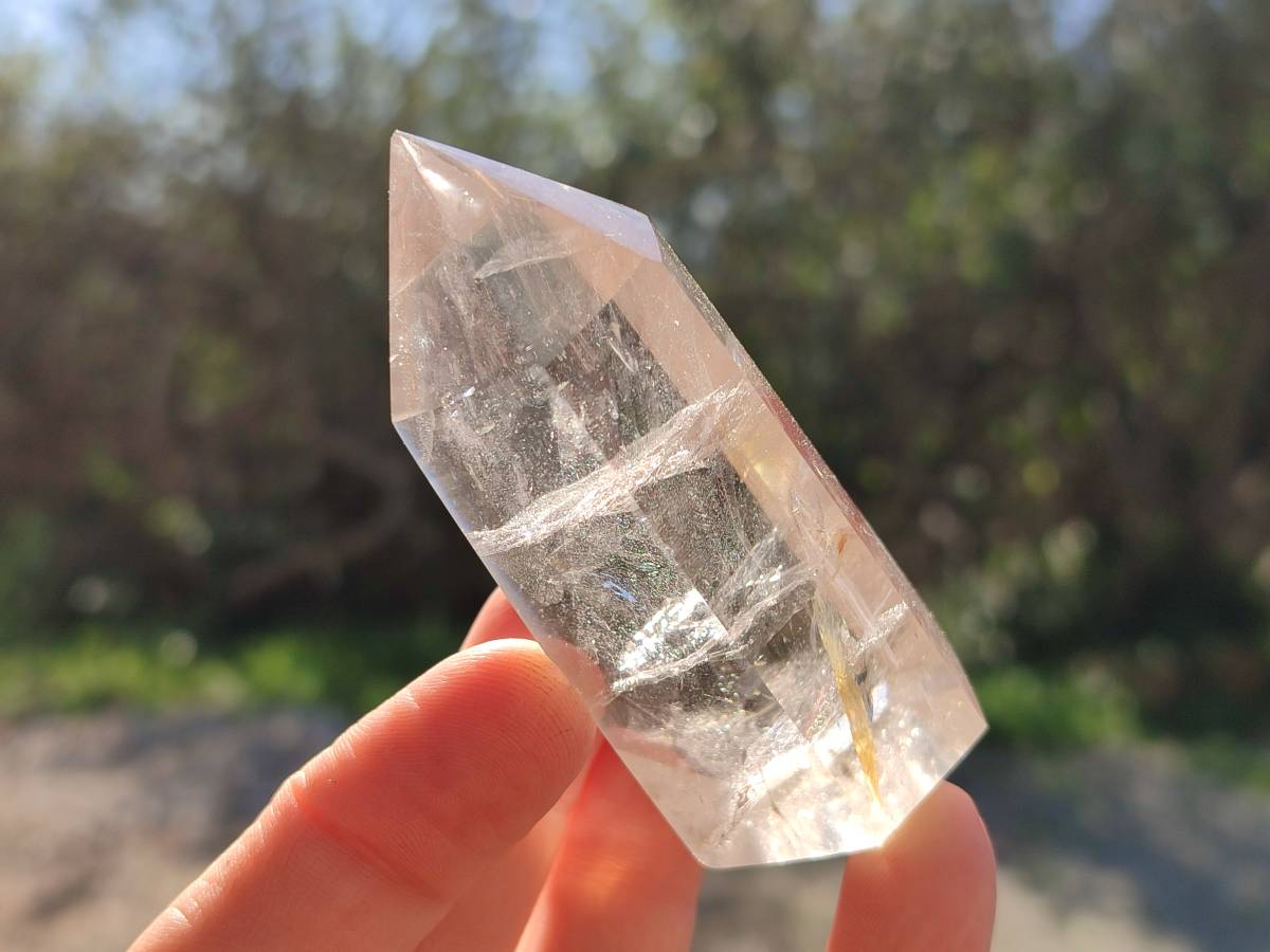 Polished Clear Quartz Crystals x 12 From Madagascar - Toprock Gemstones and Minerals 