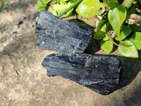 Natural Schorl Black Tourmaline Specimens x 6 From Erongo, Namibia - Toprock Gemstones and Minerals 