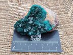 Natural Dioptase On Dolomite Specimens x 6 From Likasi, Congo - Toprock Gemstones and Minerals 