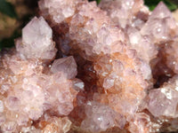 Natural Amethyst Spirit Quartz Clusters x 2 From Boekenhouthoek, South Africa - Toprock Gemstones and Minerals 