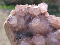 Natural Amethyst Spirit Quartz Clusters x 2 From Boekenhouthoek, South Africa - Toprock Gemstones and Minerals 