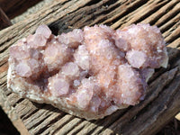 Natural Amethyst Spirit Quartz Clusters x 2 From Boekenhouthoek, South Africa - Toprock Gemstones and Minerals 