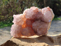 Natural Amethyst Spirit Quartz Clusters x 2 From Boekenhouthoek, South Africa - Toprock Gemstones and Minerals 