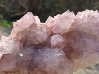 Natural Amethyst Spirit Quartz Clusters x 2 From Boekenhouthoek, South Africa - Toprock Gemstones and Minerals 