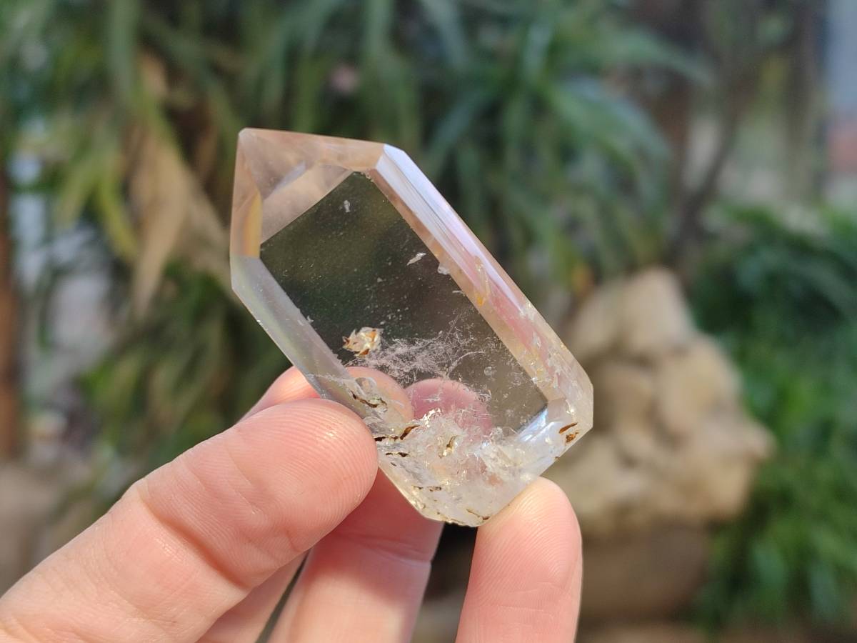 Polished Smokey Wispy Phantom Quartz Crystals x 20 From Anzojorabe, Madagascar - Toprock Gemstones and Minerals 