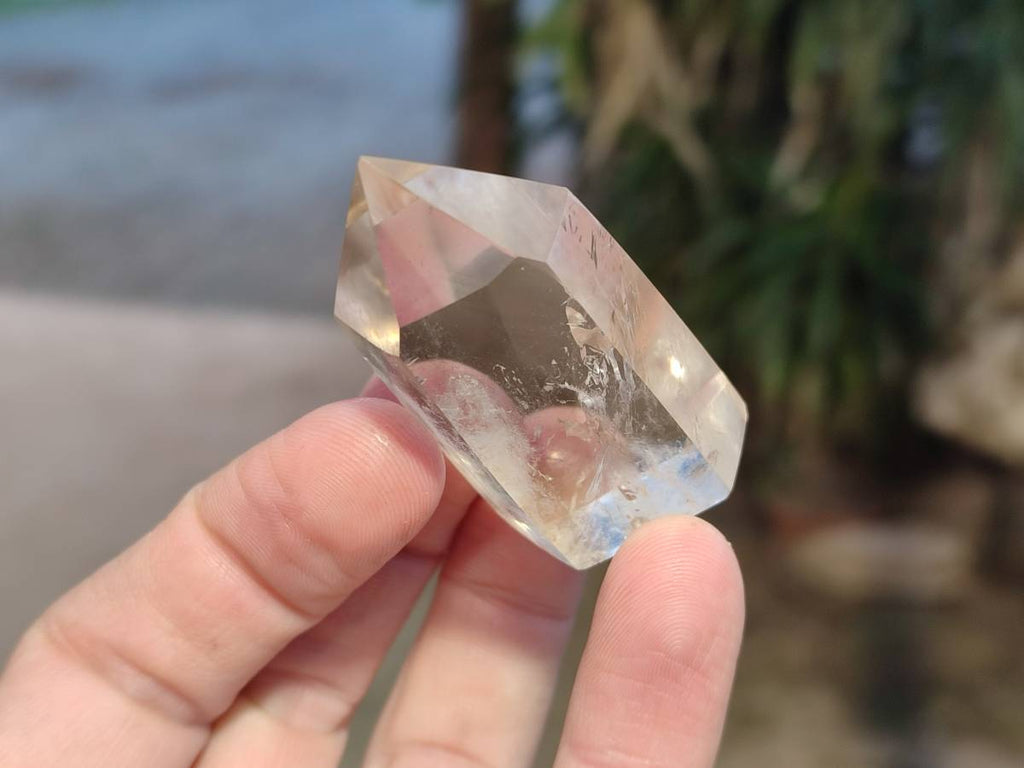 Polished Smokey Wispy Phantom Quartz Crystals x 20 From Anzojorabe, Madagascar - Toprock Gemstones and Minerals 
