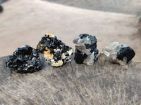 Natural Schorl Black Tourmaline Specimens x 24 From Namibia - Toprock Gemstones and Minerals 