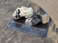 Natural Schorl Black Tourmaline Specimens x 24 From Namibia - Toprock Gemstones and Minerals 