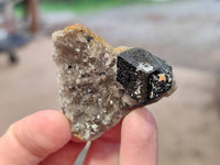 Natural Schorl Black Tourmaline Specimens x 24 From Namibia - Toprock Gemstones and Minerals 