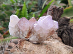 Natural Amethyst Spirit Quartz Clusters x 12 From Boekenhouthoek, South Africa - Toprock Gemstones and Minerals 