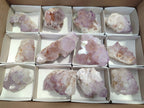 Natural Amethyst Spirit Quartz Clusters x 12 From Boekenhouthoek, South Africa - Toprock Gemstones and Minerals 