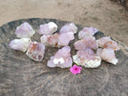 Natural Amethyst Spirit Quartz Clusters x 12 From Boekenhouthoek, South Africa - Toprock Gemstones and Minerals 