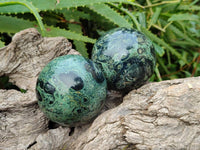 Polished Stromatolite Spheres x 3 From Katsepy, Madagascar - Toprock Gemstones and Minerals 