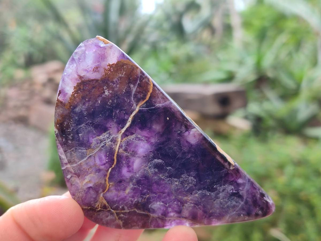 Polished Watermelon Fluorite Free Forms x 6 From Uis, Namibia - Toprock Gemstones and Minerals 