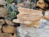 Natural Honey Aragonite Specimens x 35 From Namibia - Toprock Gemstones and Minerals 