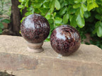 Polished Pyrope Garnet Spheres x 3 From Madagascar - Toprock Gemstones and Minerals 