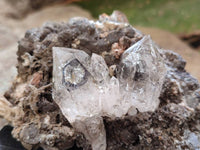 Natural Quartz Matrix Specimens x 4 From Brandberg, Namibia - Toprock Gemstones and Minerals 