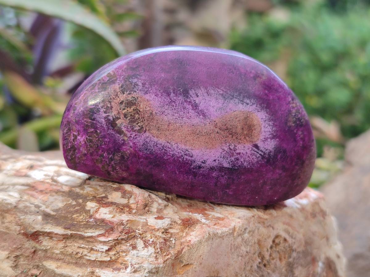 Polished Stichtite Free Forms x 6 From Barberton, South Africa - Toprock Gemstones and Minerals 