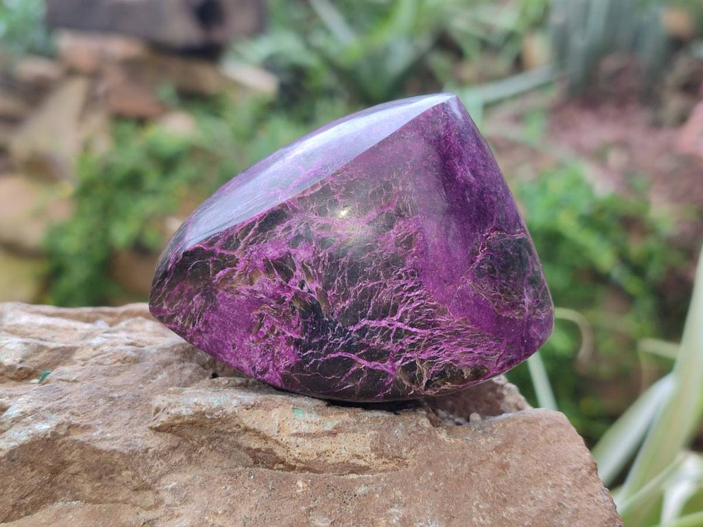 Polished Stichtite Free Forms x 6 From Barberton, South Africa - Toprock Gemstones and Minerals 