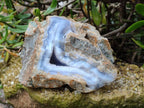 Natural Blue Lace Agate Geode Specimens x 3 From Nsanje, Malawi - Toprock Gemstones and Minerals 