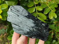 Natural Schorl Black Tourmaline Specimens x 3 From Namibia - Toprock Gemstones and Minerals 