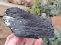 Natural Schorl Black Tourmaline Specimens x 3 From Namibia - Toprock Gemstones and Minerals 