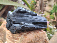 Natural Schorl Black Tourmaline Specimens x 3 From Namibia - Toprock Gemstones and Minerals 