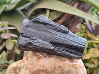 Natural Schorl Black Tourmaline Specimens x 3 From Namibia - Toprock Gemstones and Minerals 